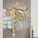 GobekUsa Modern Branch Design Bedroom Wall Lamp - Blue/Pink Glass, 2 Lights, Open Bulb