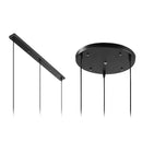 GobekUsa Ceiling Plate for Pendant Lamp Chandeliers White Black Gold 3 Holes