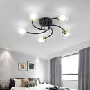 GobekUsa Glass Bulb LED Ceiling Light Fixture for Modern Living Room and Kitchen