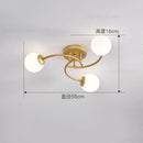 GobekUsa Glass Bulb LED Ceiling Light Fixture for Modern Living Room and Kitchen