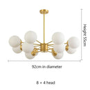 GobekUsa Glass Ball Pendant Lights: Modern LED Hanging Lamp for Home, Restaurant, Bar, and Cafe
