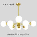 GobekUsa Glass Ball Pendant Lights: Modern LED Hanging Lamp for Home, Restaurant, Bar, and Cafe