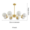 GobekUsa Glass Ball Pendant Lights: Modern LED Hanging Lamp for Home, Restaurant, Bar, and Cafe