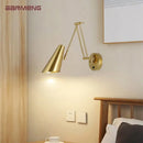 GobekUsa Adjustable E27 LED Wall Lamp Sconces Indoor Lighting Home Decor Bedroom Fixture