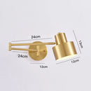 GobekUsa Adjustable E27 LED Wall Lamp Sconces Indoor Lighting Home Decor Bedroom Fixture