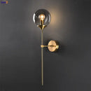 GobekUsa Glass Ball LED Wall Lamp for Nordic Modern Bedroom Lighting