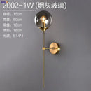 GobekUsa Glass Ball LED Wall Lamp for Nordic Modern Bedroom Lighting