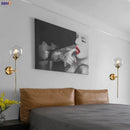 GobekUsa Glass Ball LED Wall Lamp for Nordic Modern Bedroom Lighting