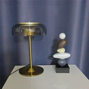 GobekUsa Elegant Mushroom Glass Bowl Table Lamp for Modern Nordic Living Spaces