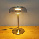 GobekUsa Elegant Mushroom Glass Bowl Table Lamp for Modern Nordic Living Spaces