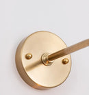 GobekUsa Amber Glass Wall Lamp Switch, Modern Copper LED Light for Home, Bedroom, Living Room