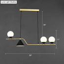 GobekUsa Minimalist Gold Metal Dining Pendant Lamp - Cone and Ball Hanging Island Light for Dining Room