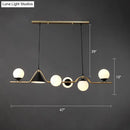 GobekUsa Minimalist Gold Metal Dining Pendant Lamp - Cone and Ball Hanging Island Light for Dining Room