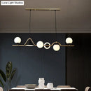 GobekUsa Minimalist Gold Metal Dining Pendant Lamp - Cone and Ball Hanging Island Light for Dining Room