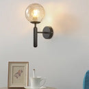 GobekUsa Brass Chandelier with Black Art Glass Ball - Minimalist Living Room Dining Decor