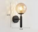 GobekUsa Brass Chandelier with Black Art Glass Ball - Minimalist Living Room Dining Decor