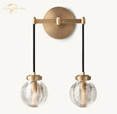 GobekUsa Crystal LED Wall Sconce: Elegant Bedroom Living Room Bathroom Lighting Fixtures