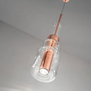GobekUsa Cylindrical Glass Pendant Light: Modern, Nordic Design for Living Room, Restaurant, Kitchen