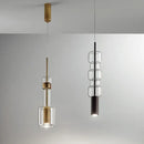 GobekUsa Cylindrical Glass Pendant Light: Modern, Nordic Design for Living Room, Restaurant, Kitchen