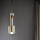 GobekUsa Cylindrical Glass Pendant Light: Modern, Nordic Design for Living Room, Restaurant, Kitchen