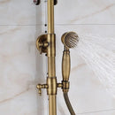GobekUsa Dual Handle Shower Faucet Set with 8" Rain Shower Head