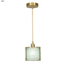 GobekUsa Glass Crystal LED Pendant Light - Adjustable Luxury Fixture for Kitchen, Foyer, Bathroom