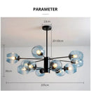 GobekUsa Iron Ball Chandeliers: Modern Design for Home Décor and Indoor Lighting