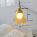GobekUsa Clear Glass LED Copper Chandelier Pendant Light for Modern Home Decor.