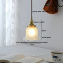 GobekUsa Clear Glass LED Copper Chandelier Pendant Light for Modern Home Decor.