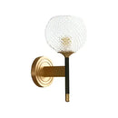 GobekUsa Copper Wooden Frame Wall Light with Hemp Rope - Creative Living Room Decor