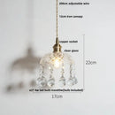GobekUsa Crystal Glass LED Pendant Lamp: Modern Luxury Interior Lighting for Home Decor
