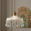 GobekUsa Crystal Glass LED Pendant Lamp: Modern Luxury Interior Lighting for Home Decor