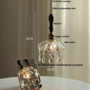 GobekUsa Crystal Glass LED Pendant Lamp: Modern Luxury Interior Lighting for Home Decor