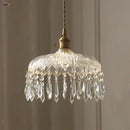 GobekUsa Crystal Glass LED Pendant Lamp: Modern Luxury Interior Lighting for Home Decor