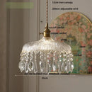GobekUsa Crystal Glass LED Pendant Lamp: Modern Luxury Interior Lighting for Home Decor