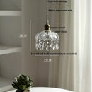 GobekUsa Crystal Glass LED Pendant Lamp: Modern Luxury Interior Lighting for Home Decor