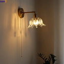 GobekUsa LED Wall Lamps: Nordic Modern Design with Pull Chain Switch for Bedroom, Restaurant, Bathroom