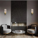 GobekUsa Crystal Wall Light: Modern Minimalist American Art Bedside Study Designer Wall Lamp