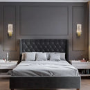 GobekUsa Crystal Wall Light: Modern Minimalist American Art Bedside Study Designer Wall Lamp