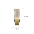 GobekUsa Crystal Wall Light: Modern Minimalist American Art Bedside Study Designer Wall Lamp