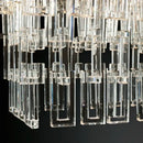 GobekUsa Crystal Wall Sconce Lamp: Modern Art Deco Square Design for Home Interior