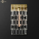 GobekUsa Crystal Wall Sconce Lamp: Modern Art Deco Square Design for Home Interior