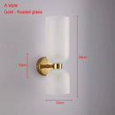GobekUsa Glass Ball LED Wall Lamps - Nordic Modern Wall Lights for Bedroom, Bathroom, Staircases