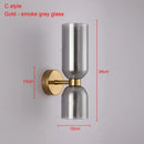 GobekUsa Glass Ball LED Wall Lamps - Nordic Modern Wall Lights for Bedroom, Bathroom, Staircases