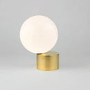 GobekUsa Glass Circular Table Lamp for Bedroom Study Hotel Modern Decorative Ball Desk Lamp
