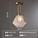 GobekUsa Diamond Glass Pendant Lamp for Modern Living Room Decor