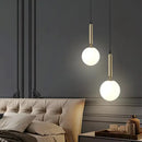 GobekUsa Glass Ball Pendant Chandeliers for Dining Room Bedroom Lighting