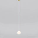 GobekUsa Glass Ball Pendant Light - Simple Modern LED Kitchen Living Room Lighting