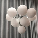 GobekUsa Elegant Glass Chandelier for Living Room Dining Decor