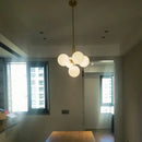 GobekUsa Elegant Glass Chandelier for Living Room Dining Decor